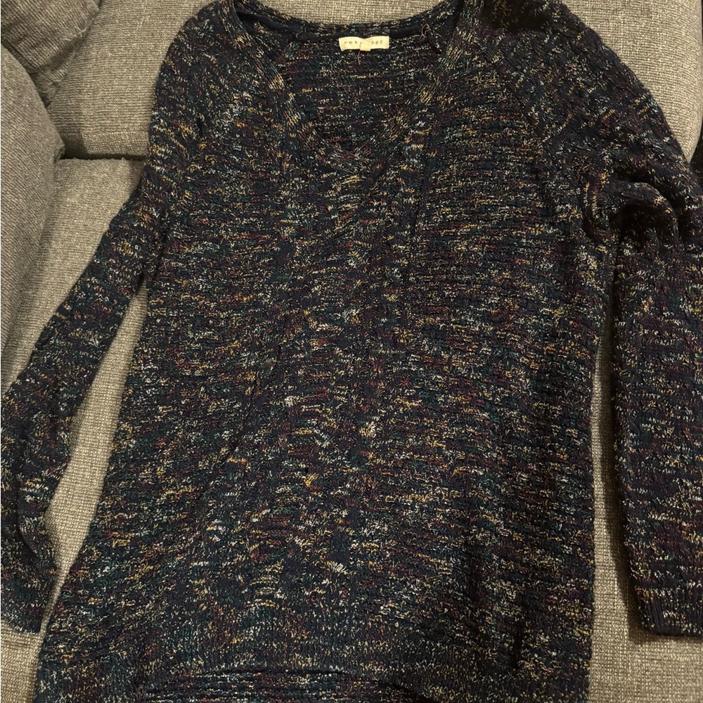 Multicolor Knit Women's Sweater